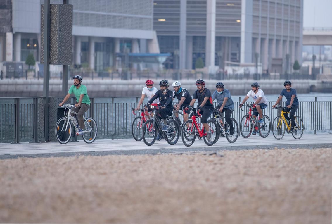 sheikh mohammed dubai cycling