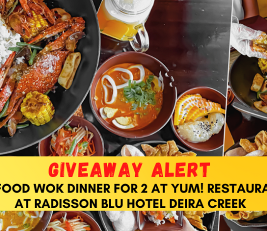 Seafood Wok Package Giveaway Radisson Blu Dubai Deira Creek