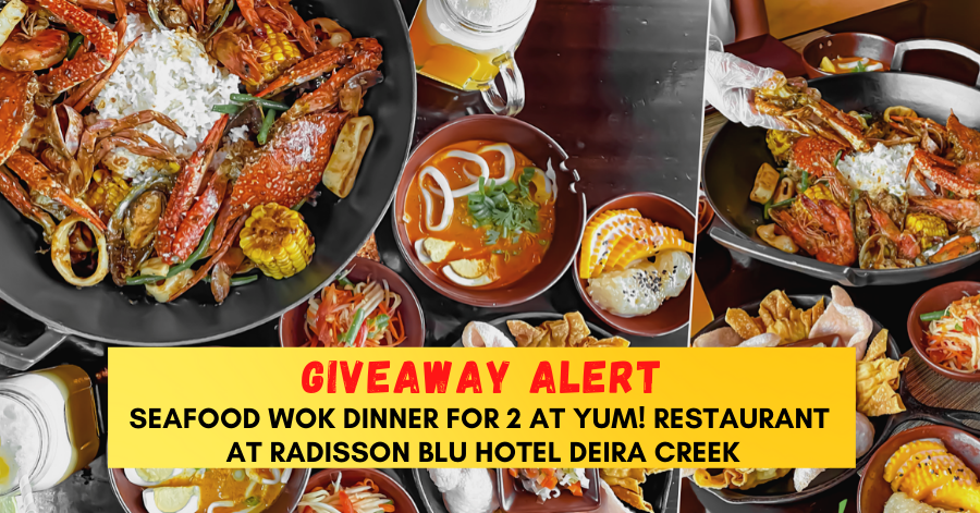 Seafood Wok Package Giveaway Radisson Blu Dubai Deira Creek