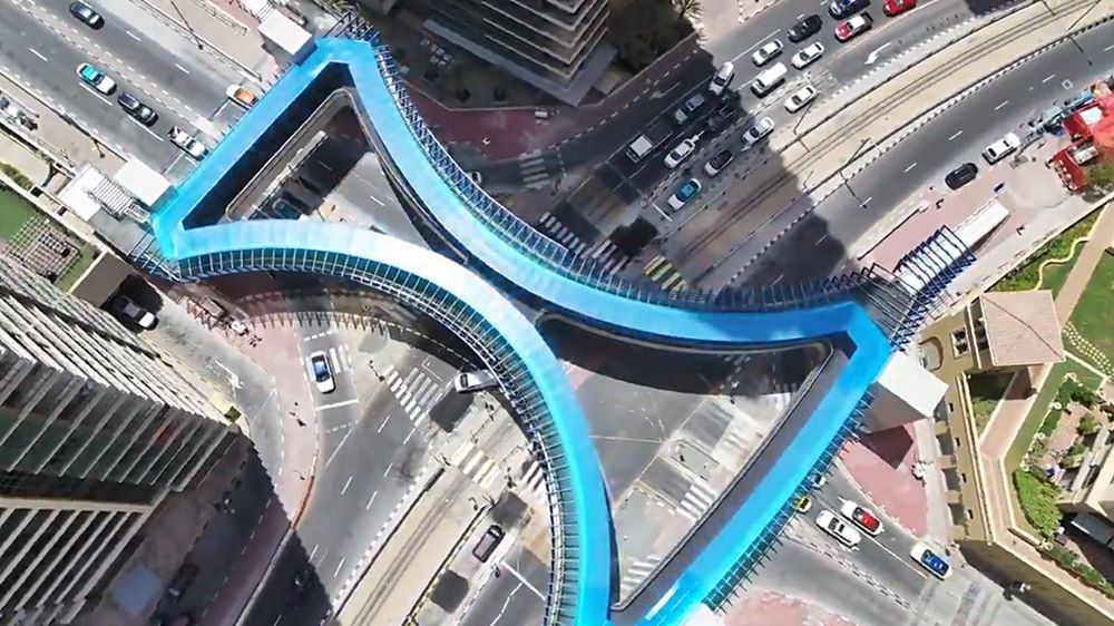 RTA opens 4-way footbridge at vital Dubai Marina junction