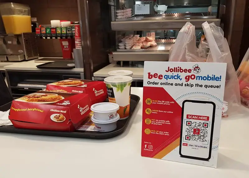 jollibee qr scan menu