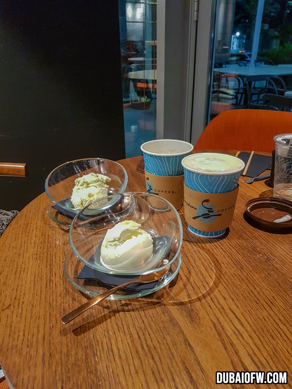 desserts at Q6 Bistro - Caribou Coffee