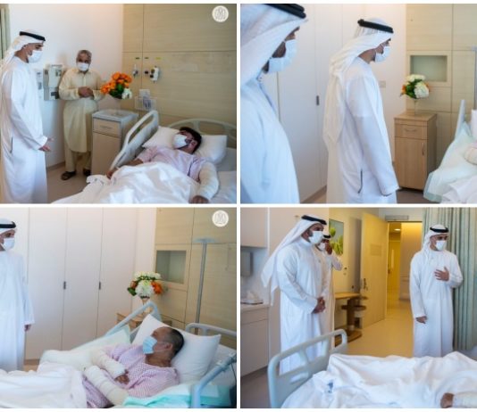 [LOOK] Sheikh Khaled bin Mohamed Visits Injured Residents in Abu Dhabi Gas Explosion