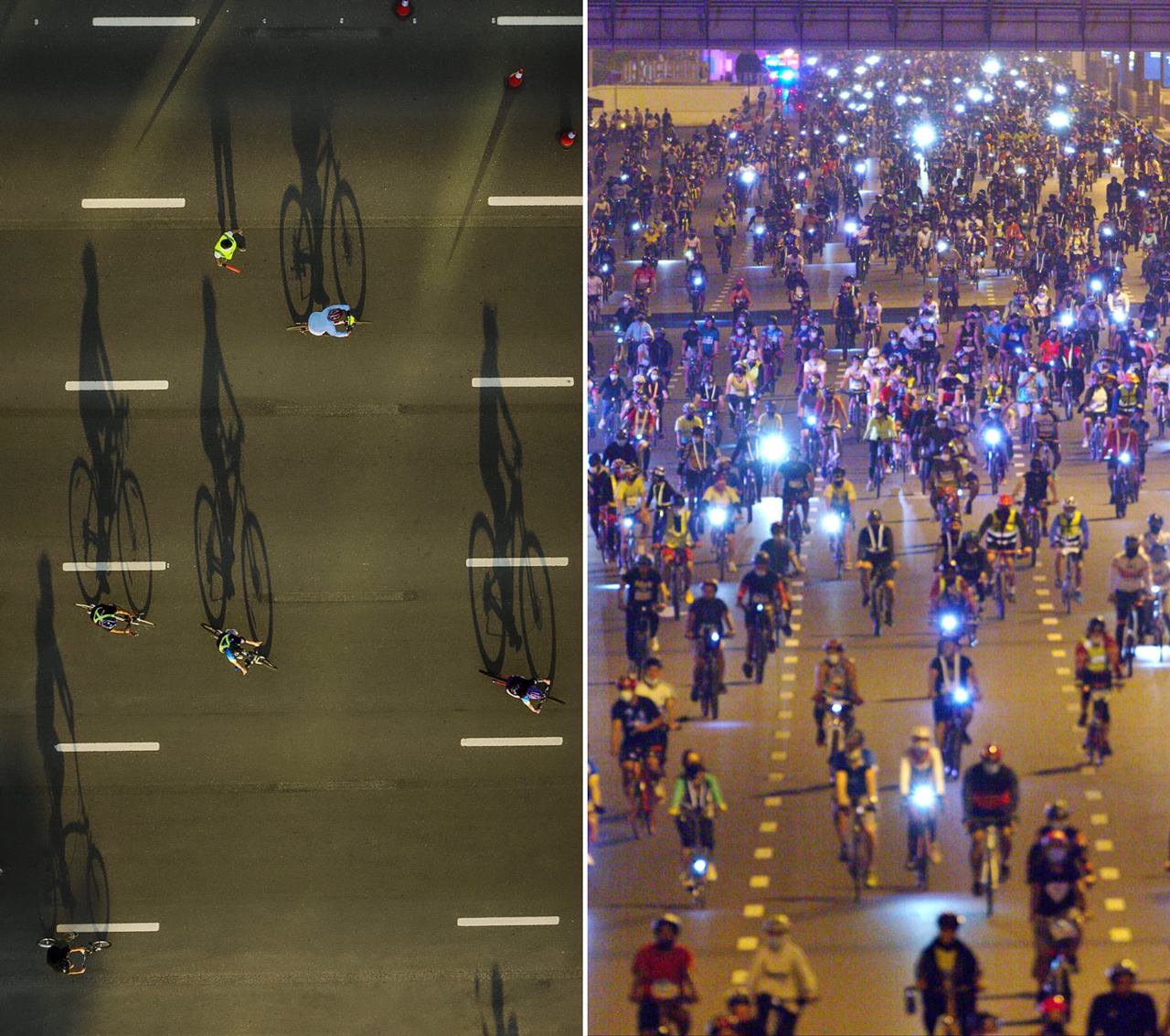 cycling dubai event sheikh zayed road