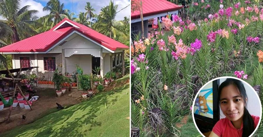ofw in dubai housemaid builds house and flower business