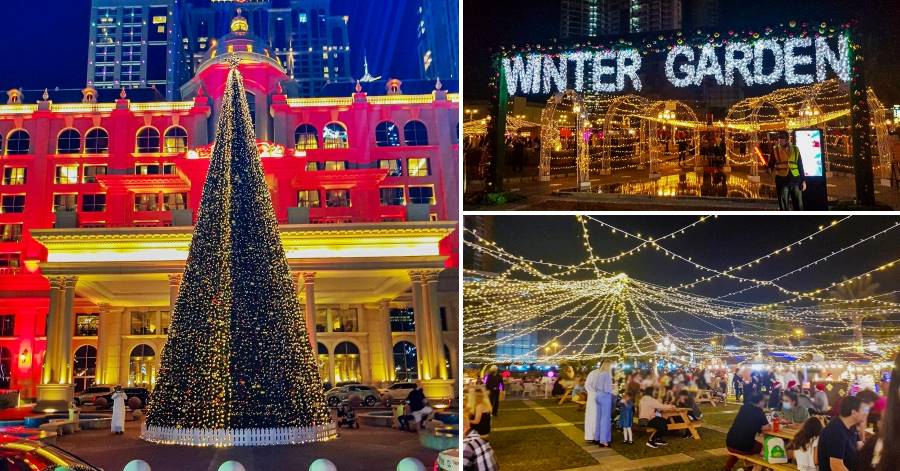 Christmas Festive Winter Garden Al Habtoor Palace Dubai