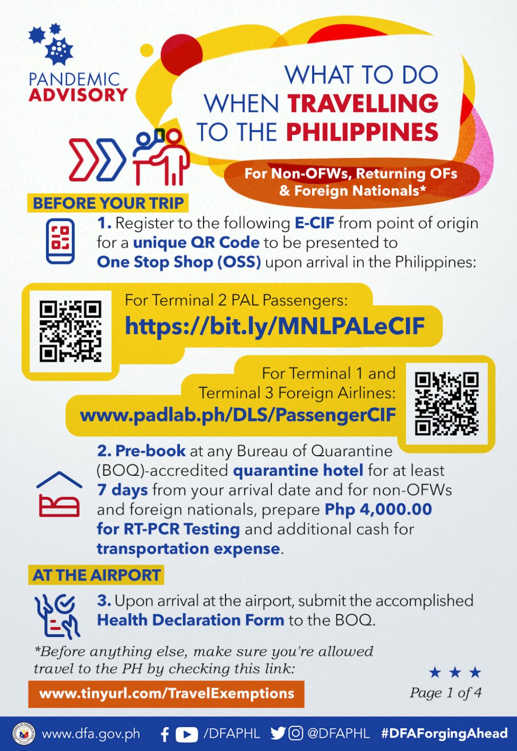 DFA Advisory Rules When Travelling To The Philippines Dubai OFW