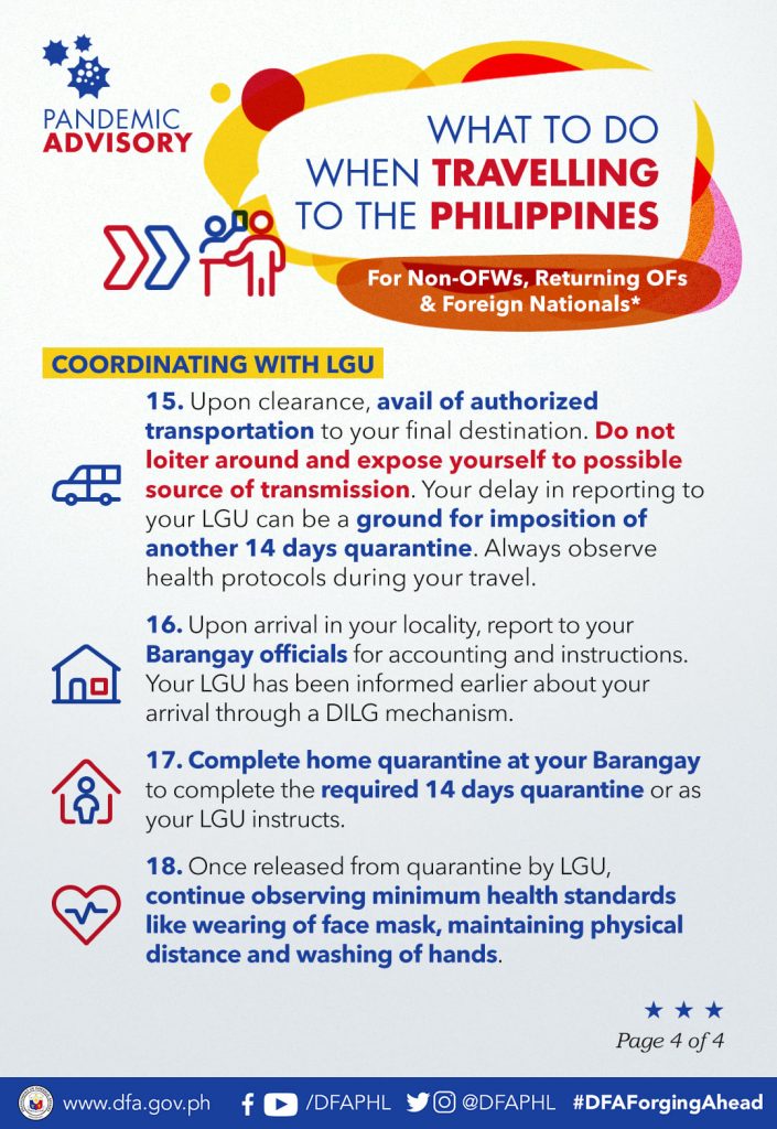 dfat travel advisory philippines