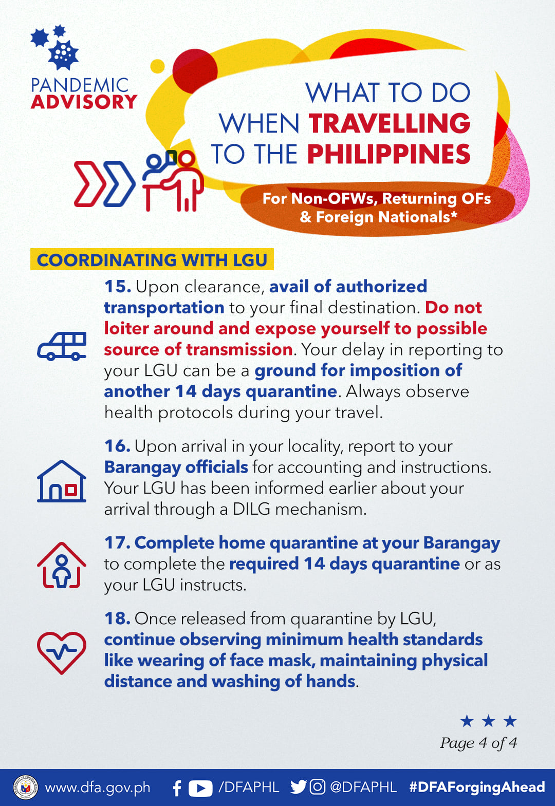 DFA Advisory: Rules when Travelling to the Philippines | Dubai OFW