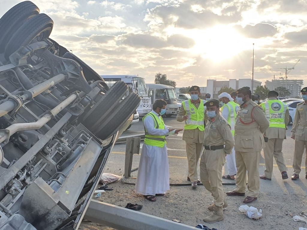 al khail road dubai accident