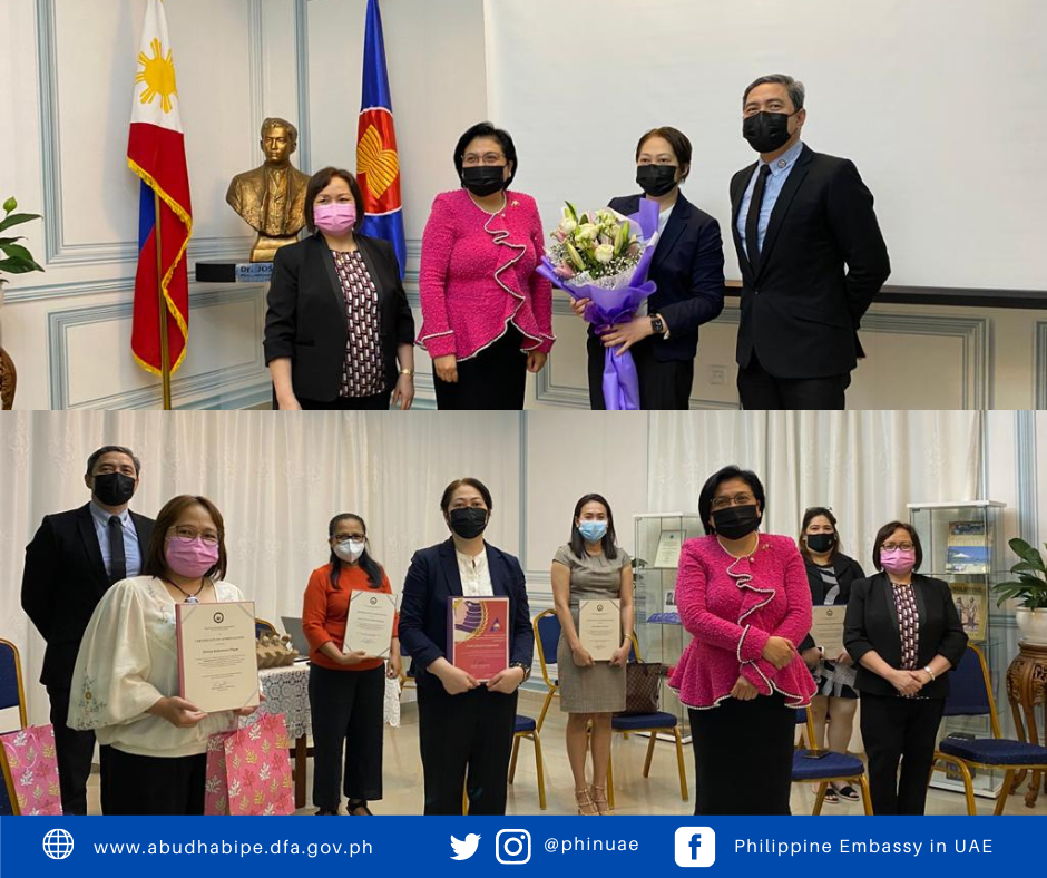 POLO, OWWA Recognizes 14 Dedicated Filipino Nurses in UAE