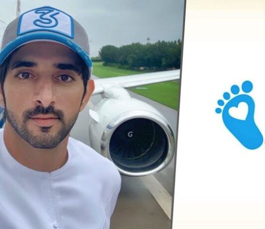 sheikh hamdan announces birth twins