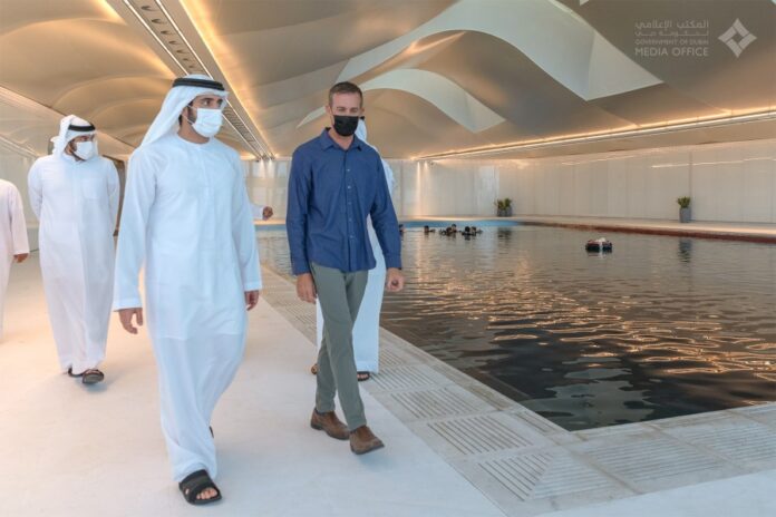 Hh Sheikh Hamdan Opens Deep Dive Dubai Worlds Deepest Swimming Pool