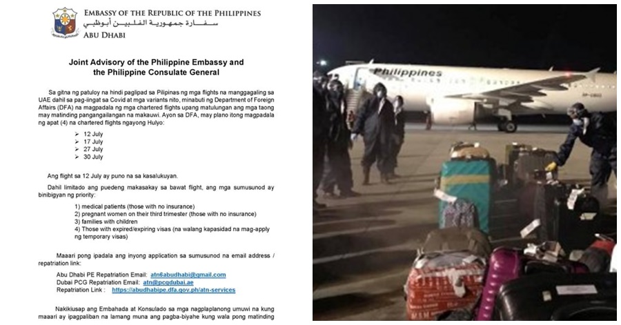 PH Gov’t Outlines Categories for OFWs who can get Home via Repatriation Flights