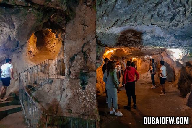 touring this underground city in Derinkuyu which they say can house 20,000 people