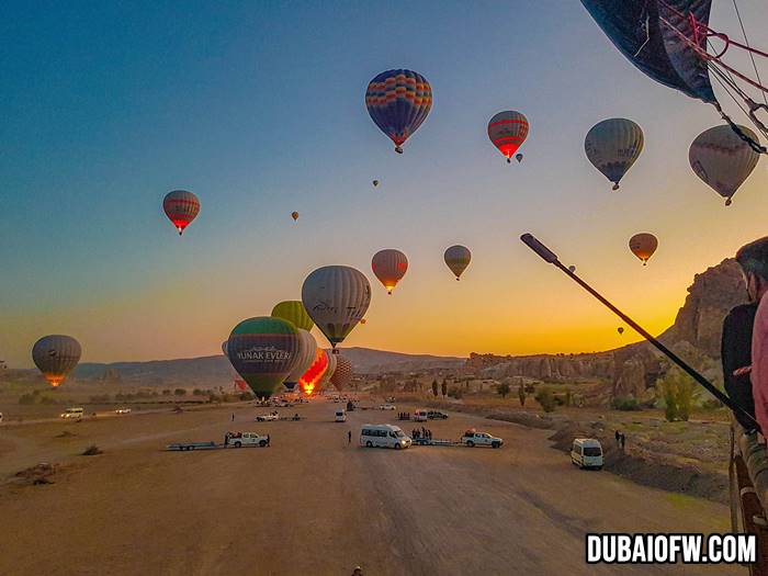 if you don't want to ride a balloon, you can just marvel the view from afar