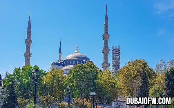 Blue Mosque - this was under renovation