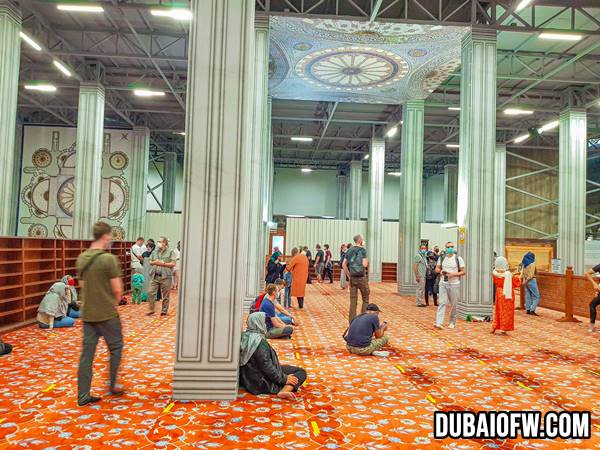 inside the Blue Mosque