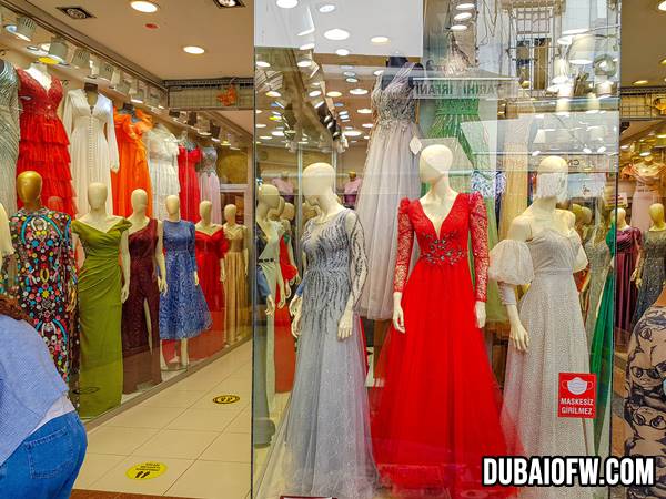 gowns for women - outside the Grand Bazaaar