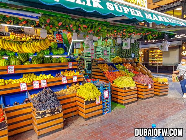 fruit stand