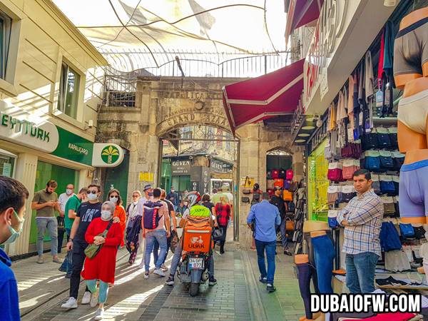 outside the Grand Bazaar