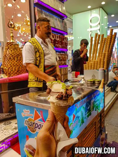 Turkish ice cream
