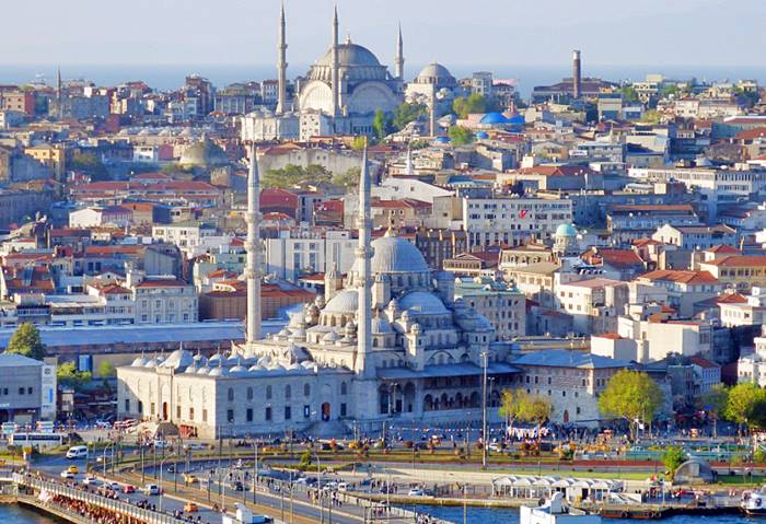 view from galata tower