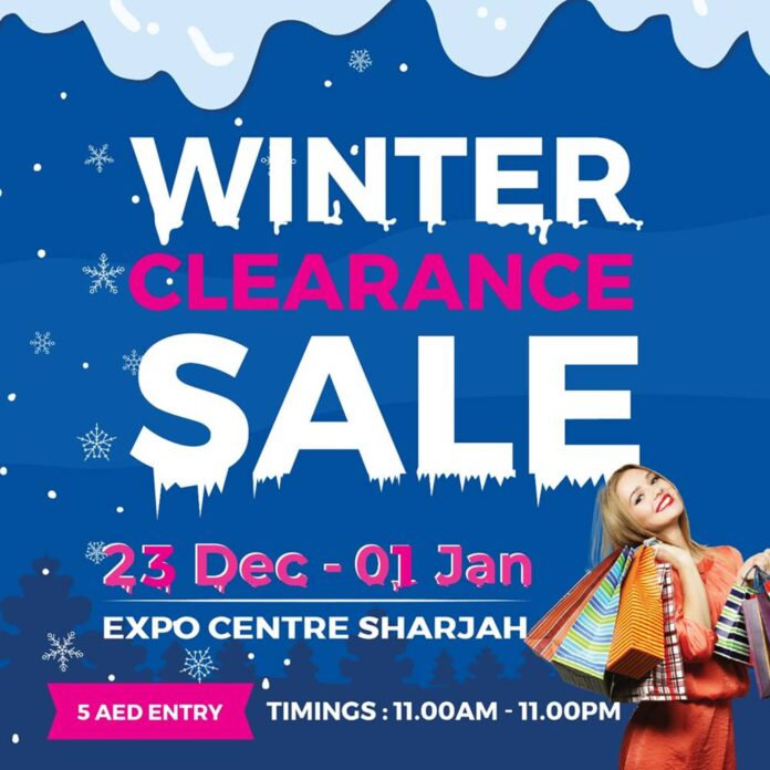 Winter Clearance Sale in Expo Centre Sharjah Dec 23 to Jan 1 Dubai OFW