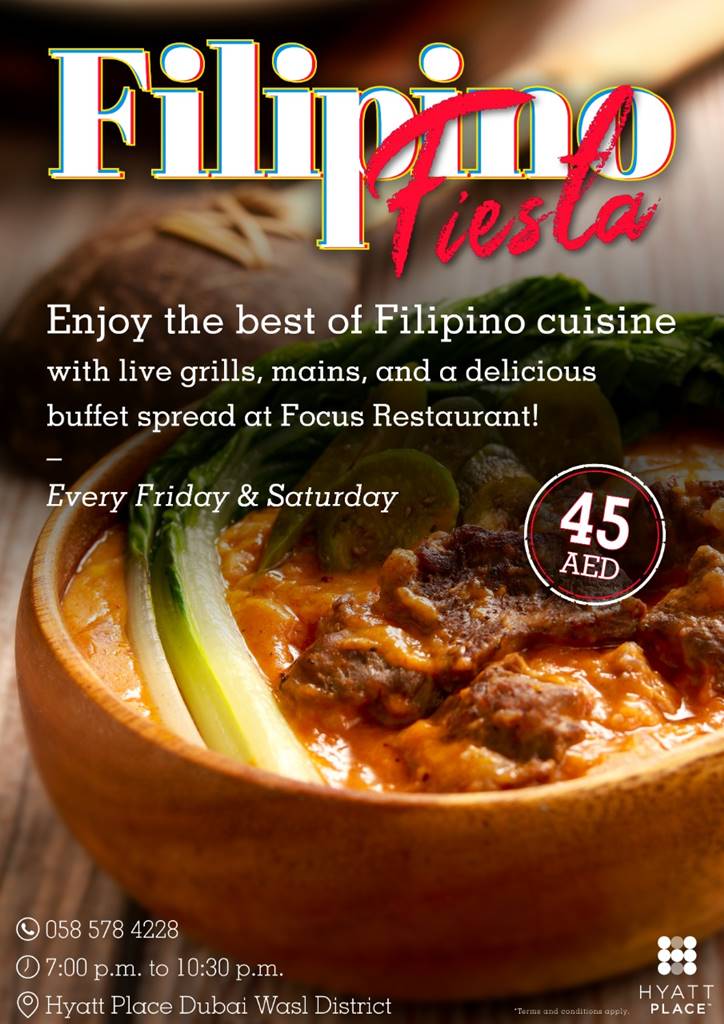 filipino fiesta hyatt place dubai wasl district