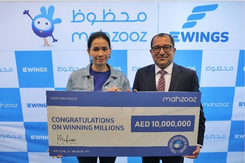filipina in UAE win mahzooz 10 million dirhams