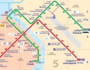 Dubai Metro Green Line Stations and Map Guide | Dubai OFW