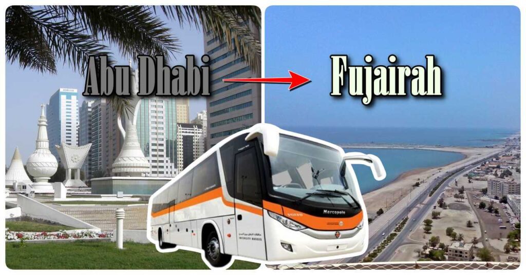 how many hours journey from abu dhabi to fujairah