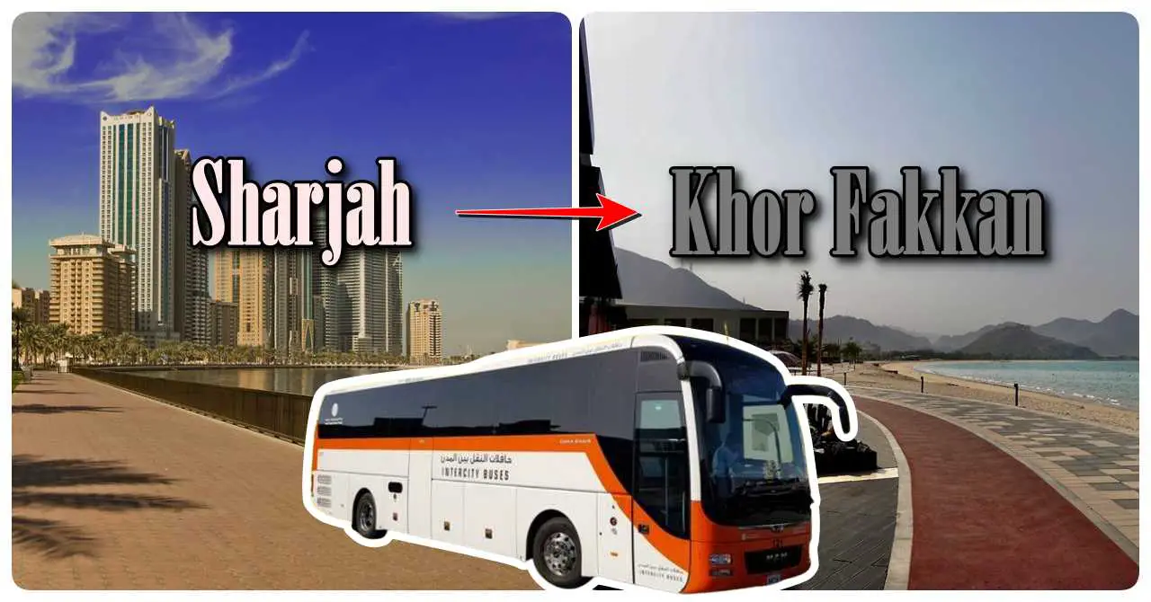 Sharjah to Khorfakkan Bus Timings