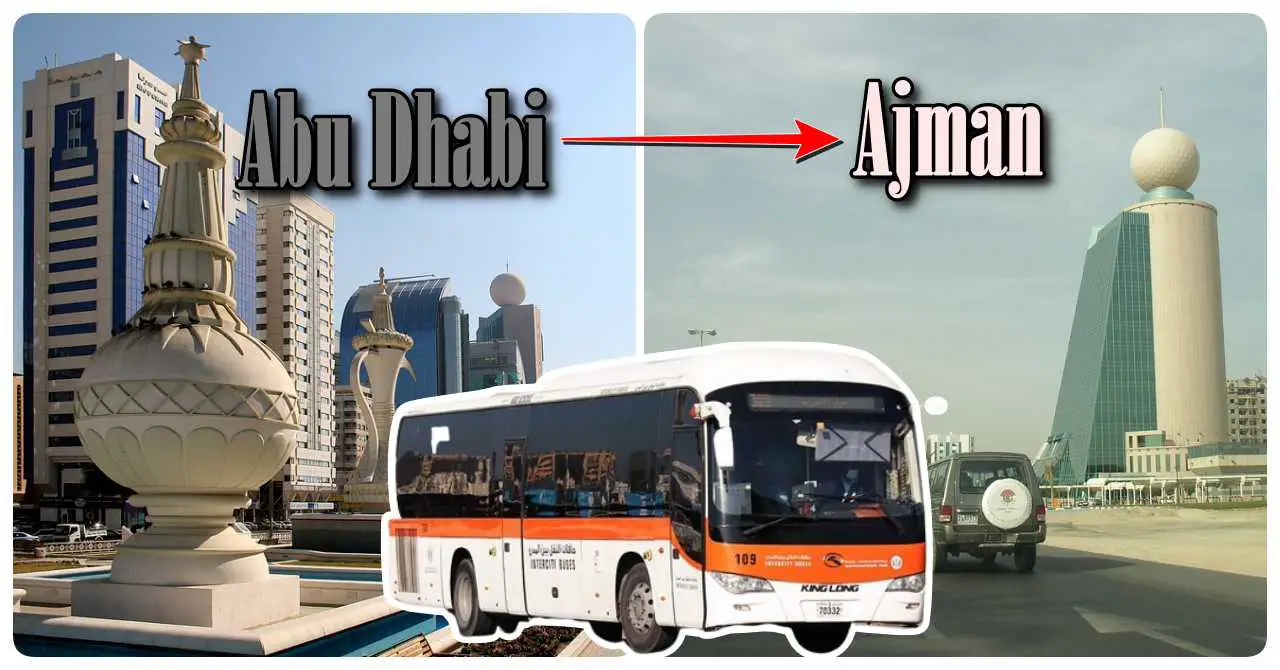 Abu Dhabi to Ajman Bus Timings