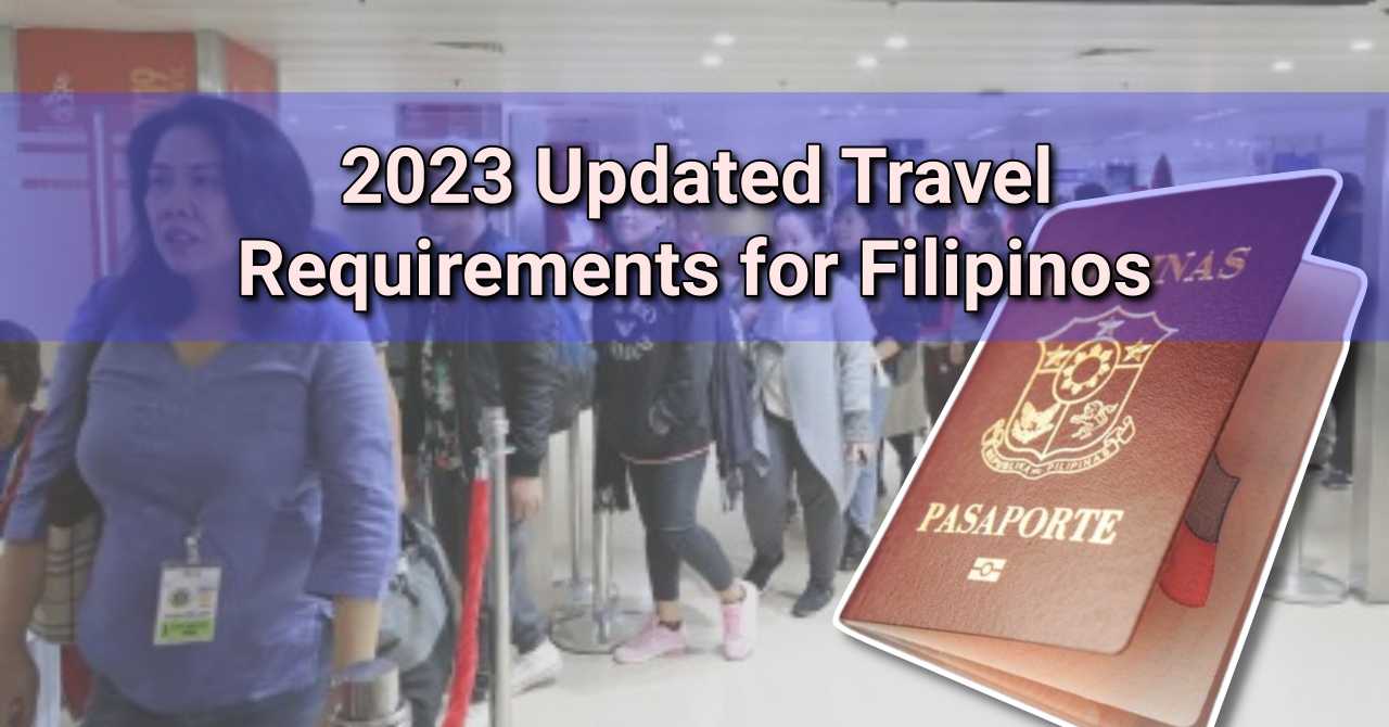 travel requirements 2023 philippines