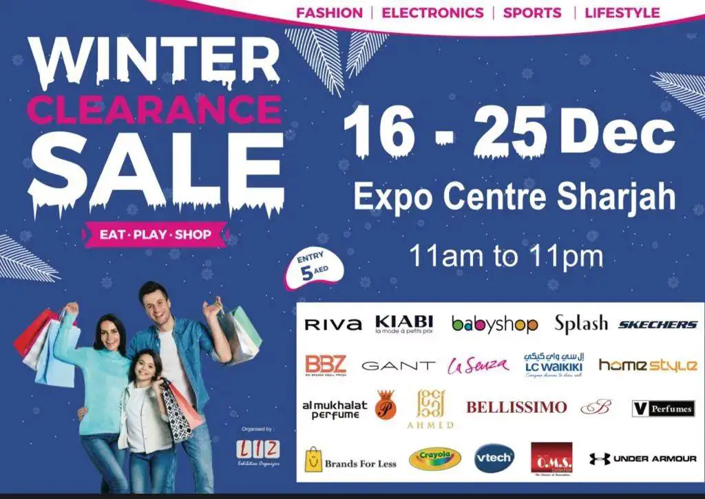 winter clearance sale sharjah expo centre 2023