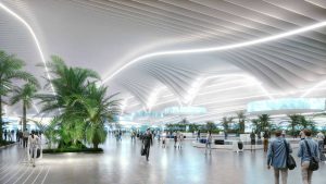 inside design maktoum international airport DWC