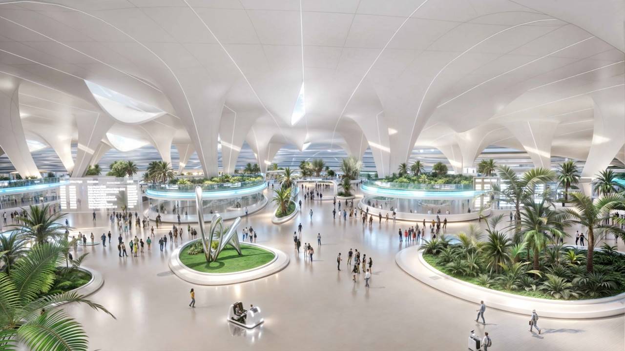 maktoum international airport design worlds largest