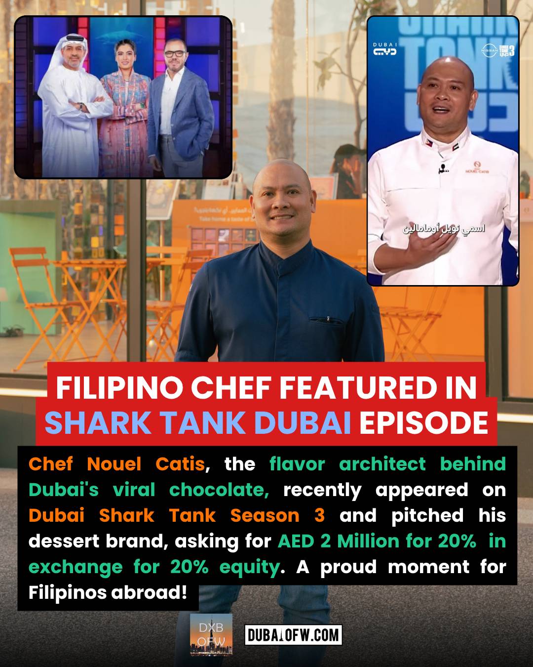 chef nouel featured on shark tank dubai season 3