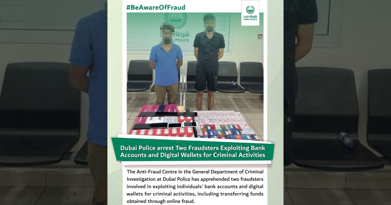 bank fraud scammers exploiting banks and digital wallets in dubai arrested
