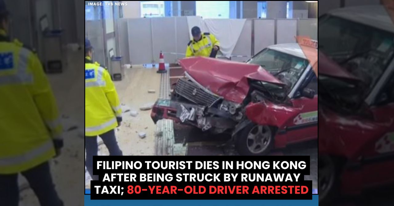 filipino tourist die in hong kong taxi crash hotel