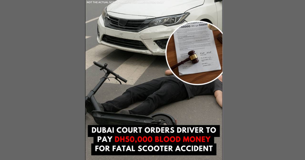 man fined blood money for killing escooter accident