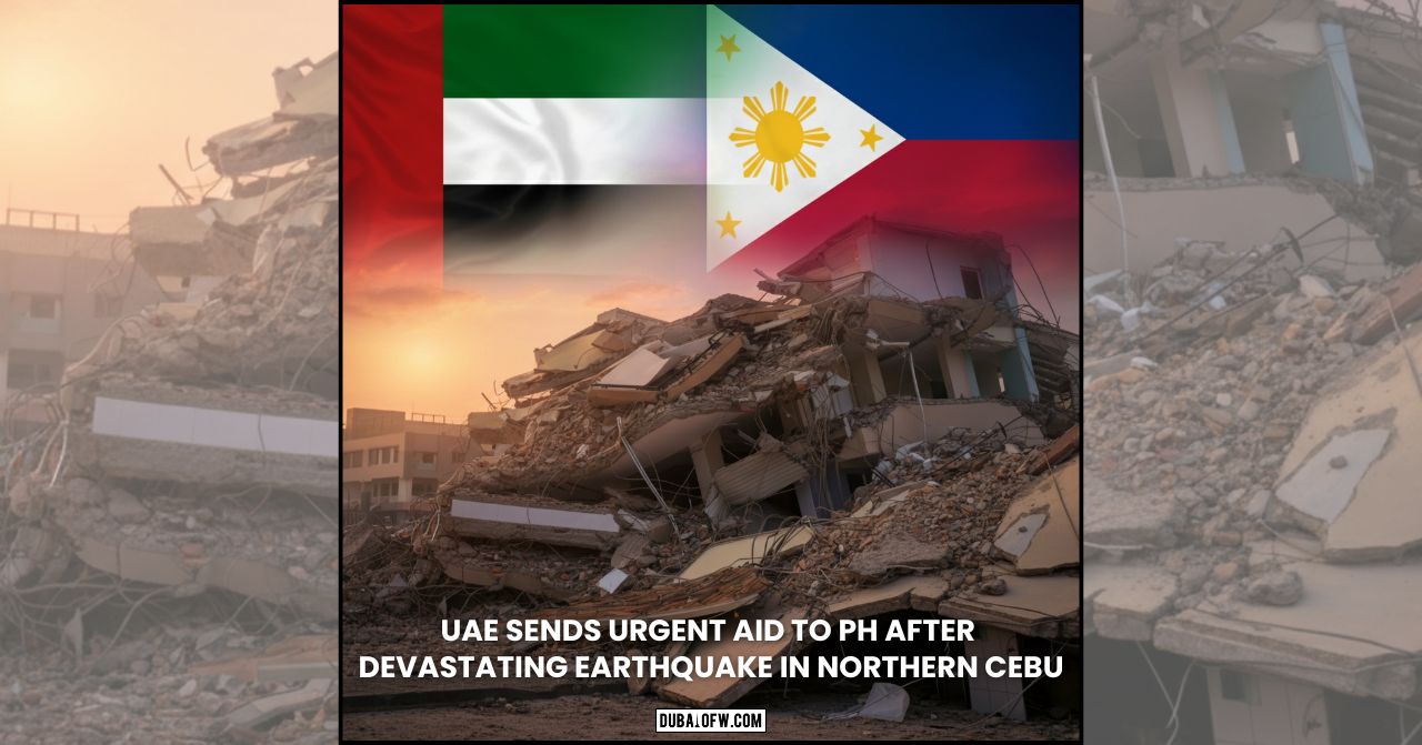 UAE Sends Urgent Aid to PH After Devastating Earthquake in Northern Cebu
