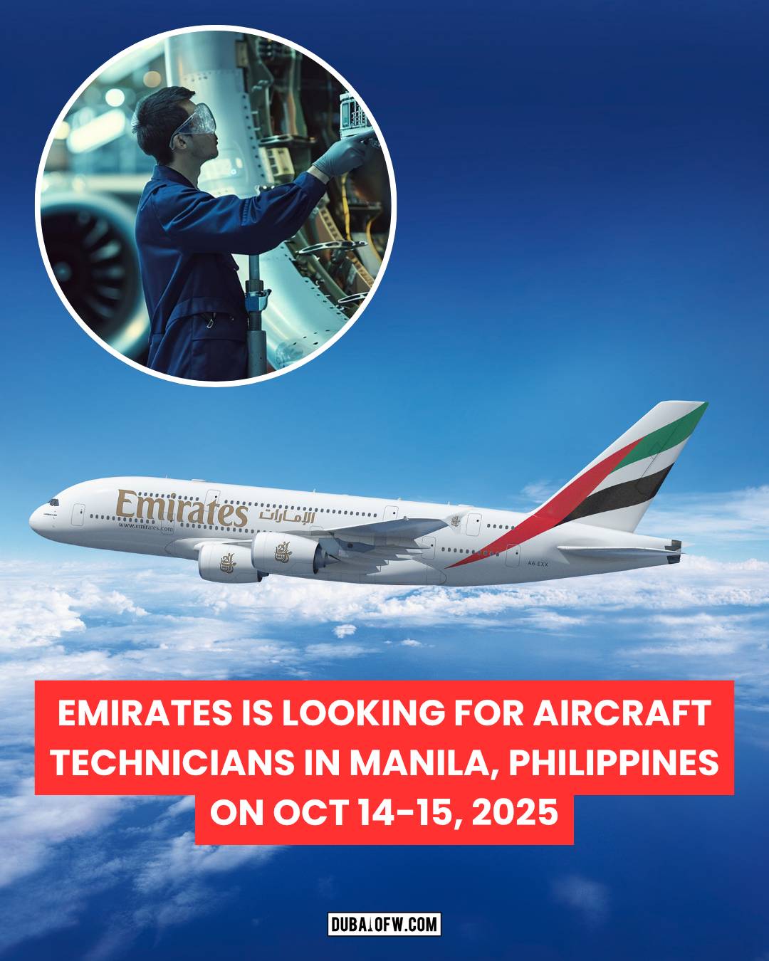 emirates hiring aircraft technicians