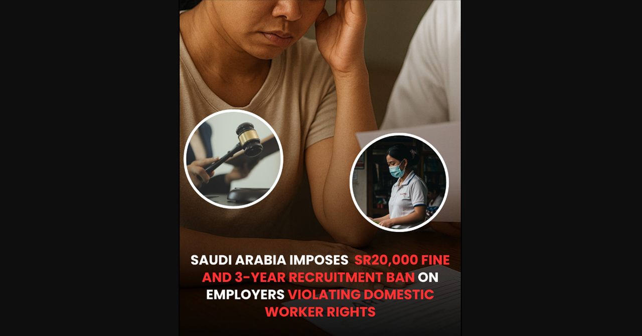 saudi arabia fine for employers violating domestic worker rights