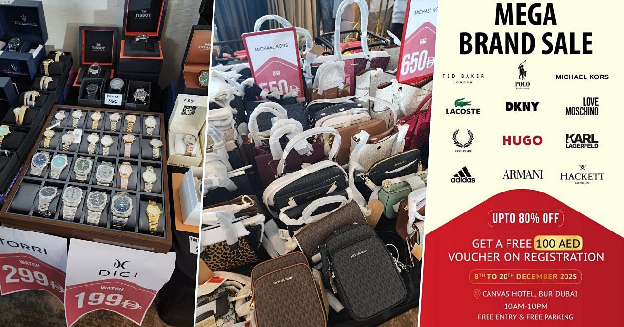 mega brand sale by luxe vault store dubai