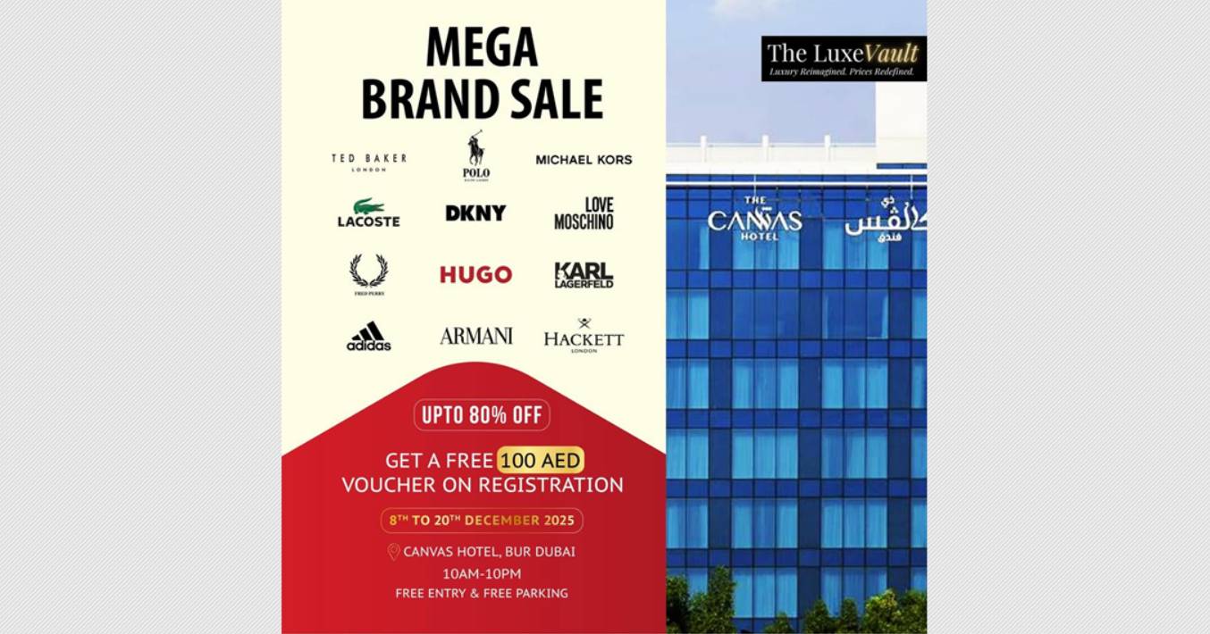 the luxe vault store sale in dubai