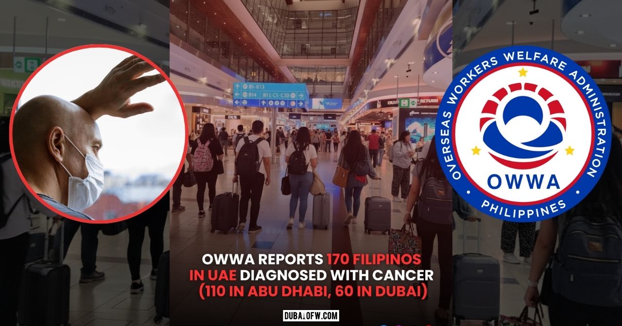 owwa reports 170 filipinos in uae have cancer