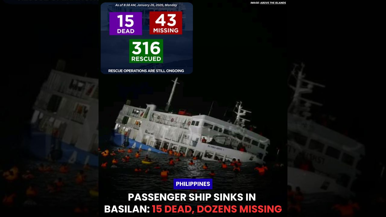 passenger ship sinks in basilan