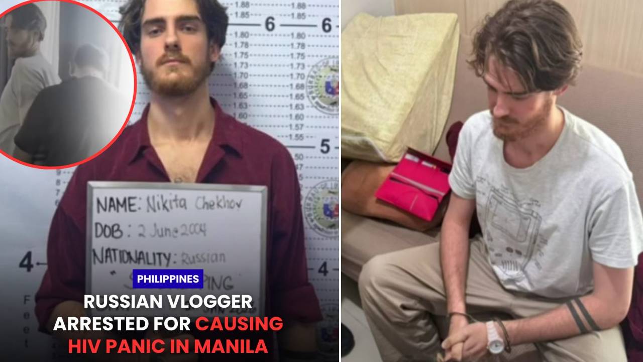 russian vlogger HIV scare in Manila Philippines